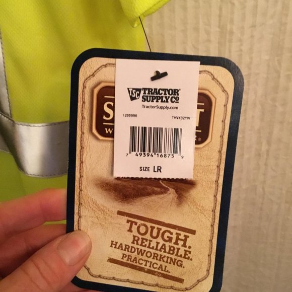 New With Tags Hi Visibility Short Sleeve Tee LG - Picture 7 of 7